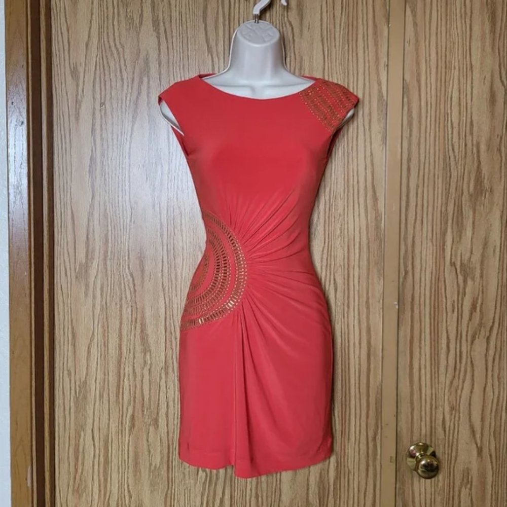 Cache Perfect_4_ Summer Orange/Coral with Gold Embellishments.
